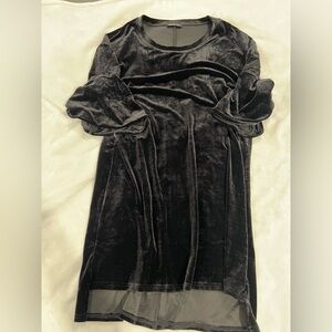 Black Velvet Dress